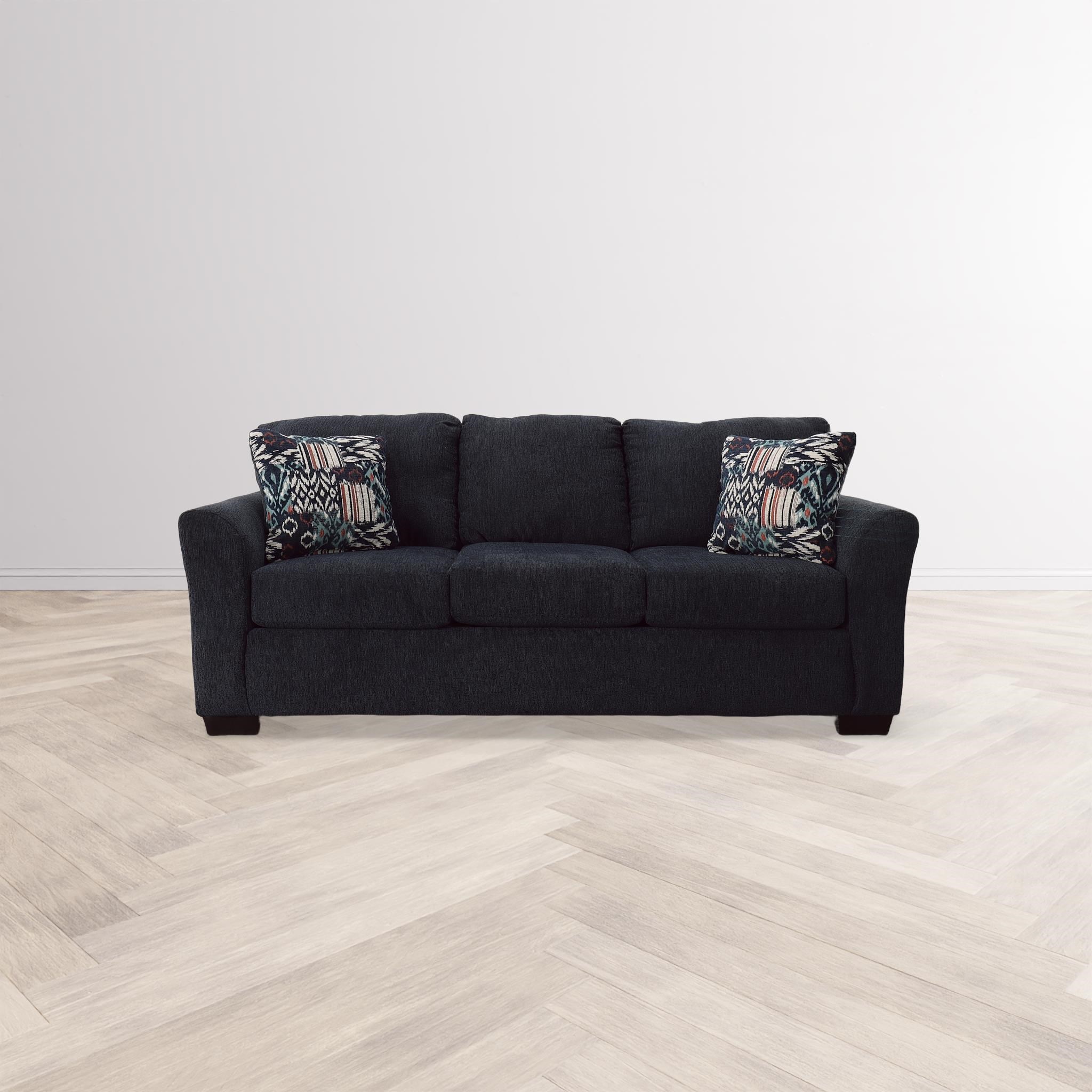Navy three seater sofa deals